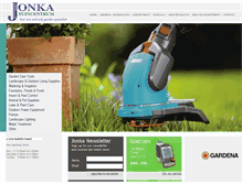Tablet Screenshot of jonkatuincentrum.com